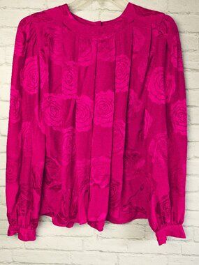 Vintage 80s “Adrianna Papell” Silk Blouse